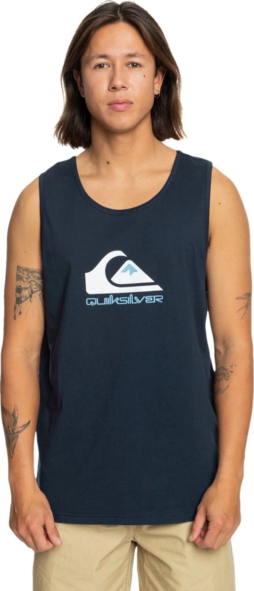 Quiksilver Comp Logo Heren Singlet Eqyzt07661-ktp0 - Kleur Blauw - Maat XL