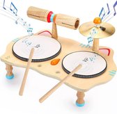 Muzikaal Speelgoed Toddler Drum Set Kids Muziekinstrumenten 6 in 1 Baby Speelgoed Muziek Percussie Instrumenten Leeftijd 3-5 Jongens