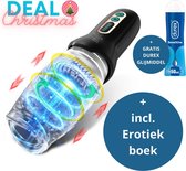 Masturbator voor man - Gratis Durex 50ml - Gratis erotische e-book - elektrisch - sex toys voor mannen - pocket pussy