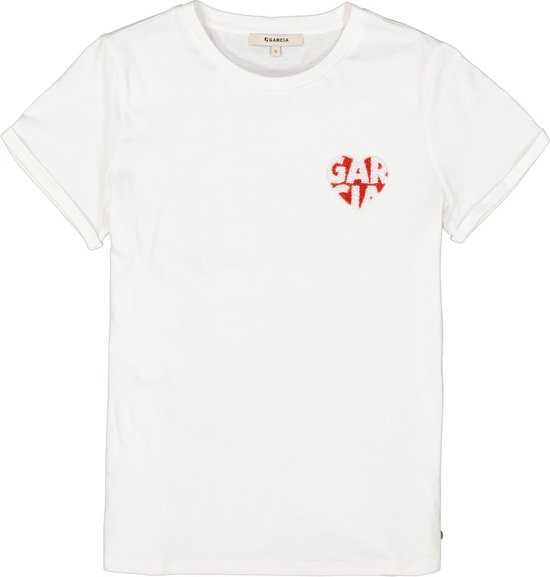 GARCIA Dames T-shirt Wit - Maat XL