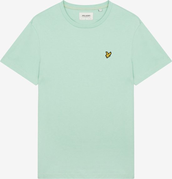 Lyle & Scott Plain T-shirt Polo's & T-shirts Heren - Polo shirt - Groen - Maat M
