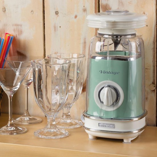 Ariete 0568/14 - Vintage blender - 500W - 1,5L inhoud - 2 snelheden met pulse - Groen van Ariete — afbeelding 4
