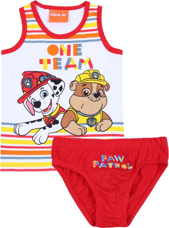 NICK JR - Kledingset: Slip + Paw Patrol T-shirt