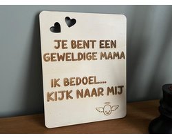Tekst mama - Cadeau voor mama - Kado - Verjaardag - Moederdag cadeautje - Moederdag geschenk - Valentijn decoratie - Valentijn cadeautje vrouw -Valentijn - Valentijn cadeautje voor haar - Moeder cadeau - Mama cadeau - Moederdag cadeau voor mama