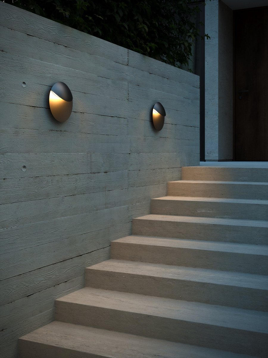 Nordlux Buitenlamp-Valopin-Seaside Wandlamp-zwart