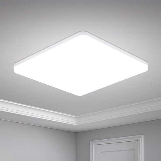 LED Plafondlamp voor Woonkamer en Slaapkamer - Modern Design - Verstelbare Lichtkleuren - Energiezuinig - Eenvoudige Installatie