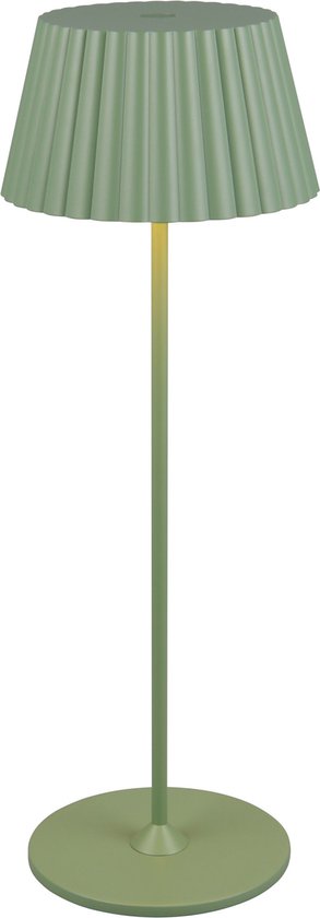 REALITY SUAREZ - Tafellamp - Pistache groen - incl. 1x SMD 1,5W - Oplaadbaar - Touchdimmer - Draadloos - Buitenverlichting - IP44