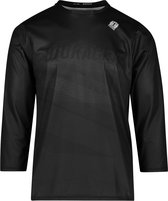 Bioracer Off-Road Fietsshirt Heren 3/4 Mouw - Zwart - Maat S - Fietsshirt voor mountainbiken, cyclocross & gravelrijden