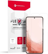 Forcell - Screenprotector geschikt voor Samsung Galaxy S23 - Flexibel Hybride Glas - Transparant