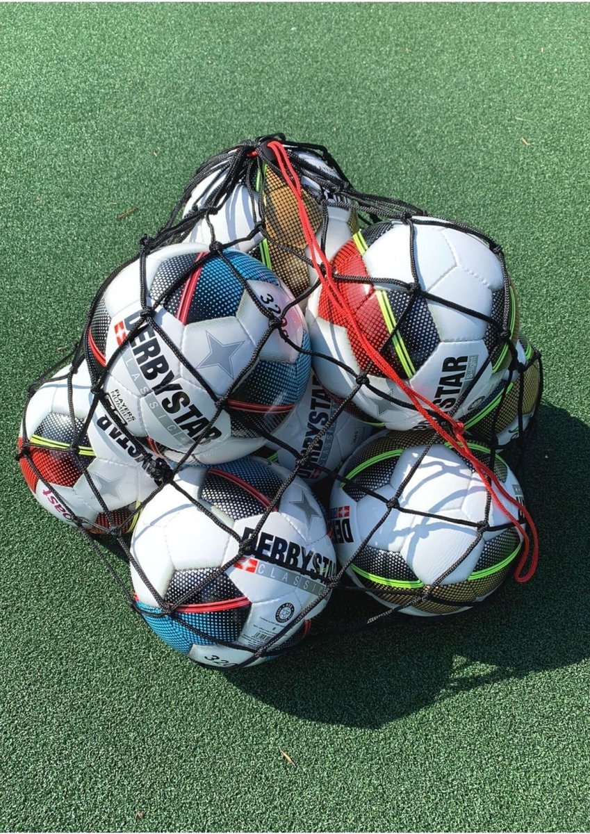 Ballennet voor 10 ballen Zwart - Sport Group Holland