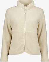 Mountain Peak dames teddy fleece vest beige - Maat XL
