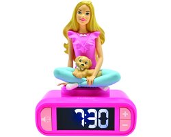 Réveil avec veilleuse Barbie en 3D