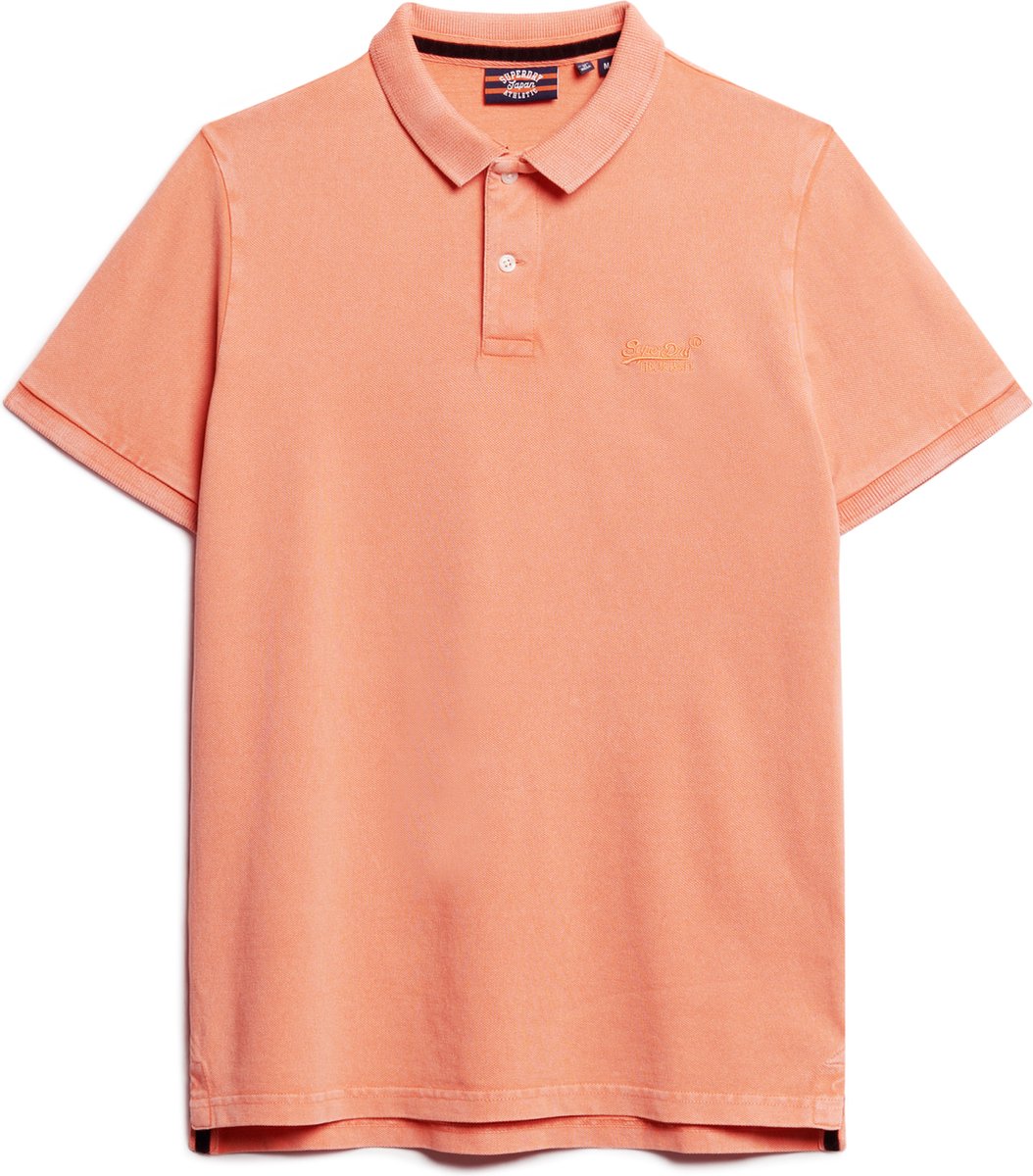 Superdry VINT DESTROY POLO Heren 3XL Oranje