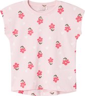 Name it t-shirt meisjes - roze - NMFvigga - maat 86