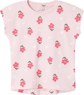 Name it t-shirt meisjes - roze - NMFvigga - maat 98