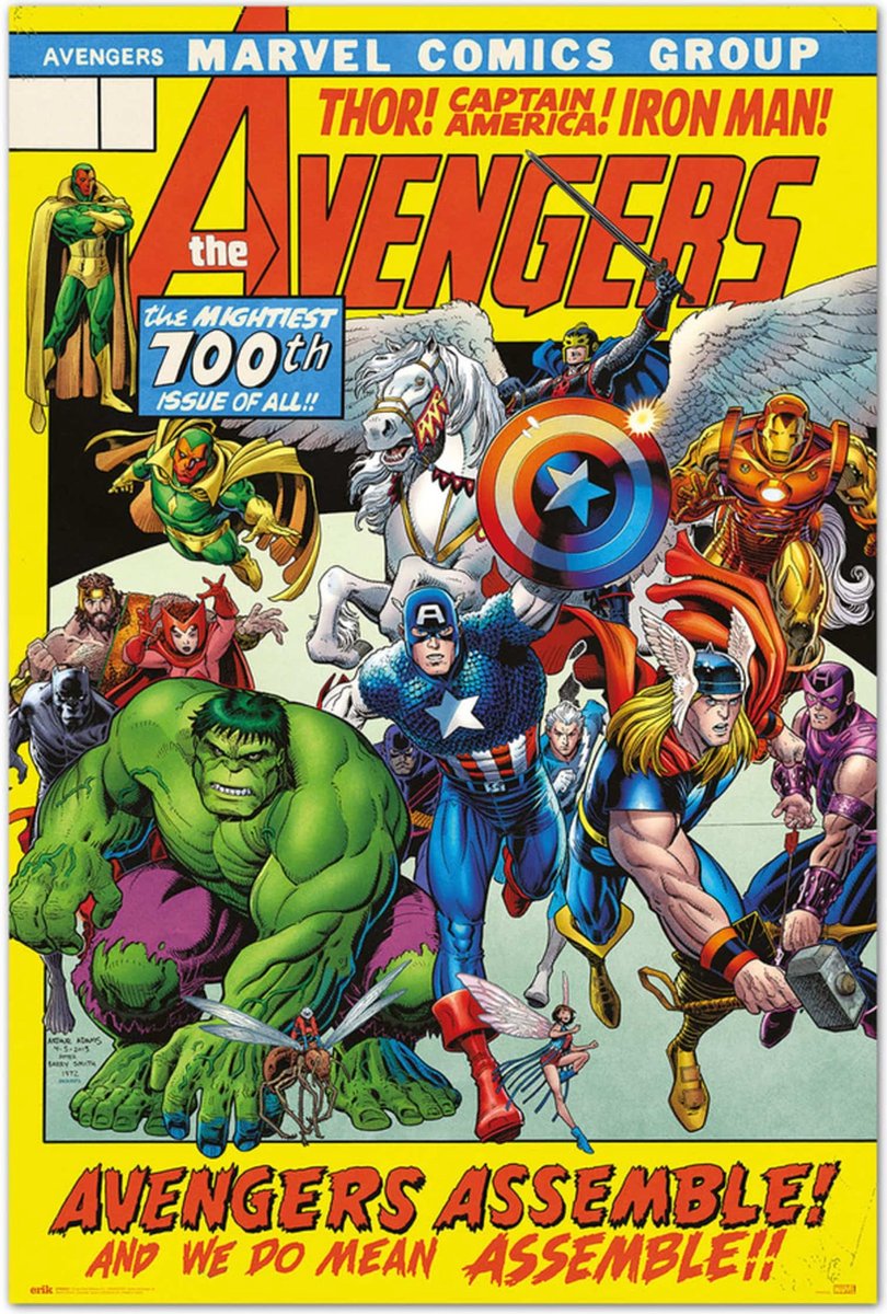 Avengers 100th Issue Poster 61x91.5cm