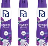 Fa Luxurious Moments Déodorant Spray 150 ml - Pack économique 3 pièces