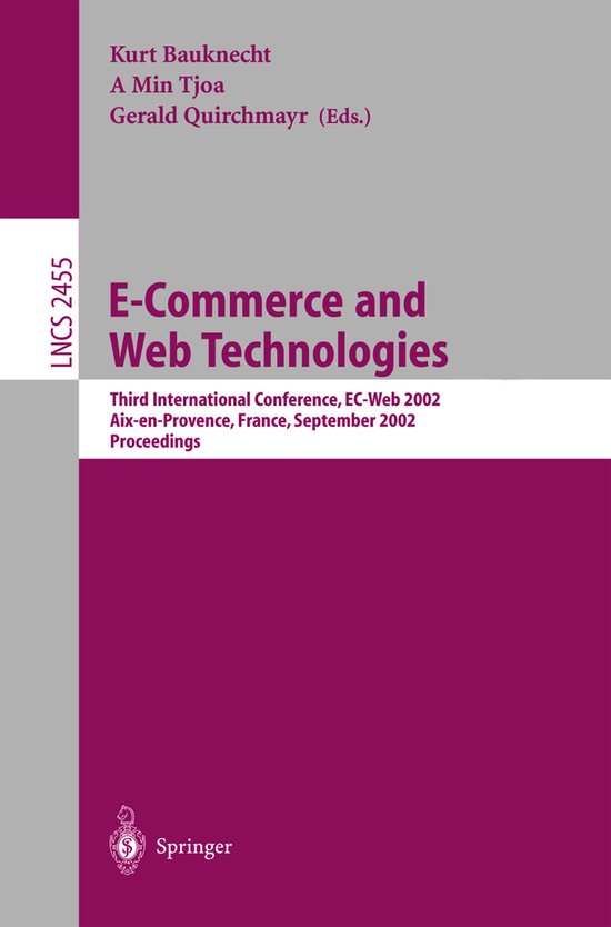 E-Commerce and Web Technologies - cover