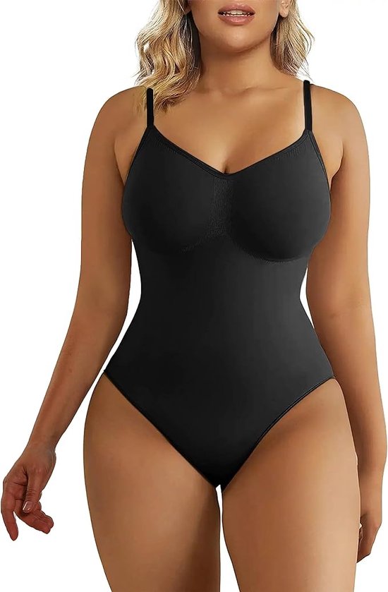 ChicShape Bodysuit Shapewear Dames String - Sterk Corrigerend Ondergoed - Bodyshaper Correctie voor Buik & Full Body - Maat L