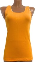 2 Pack Top kwaliteit dames hemd - 100% katoen - Oranje - Maat L