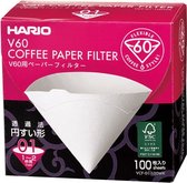 Hario - Filtres en papier White - V60-01 - 100 Pieces