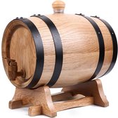 Houten Vat voor Whisky ~ 5 litre eikenhouten vat ~ Perfecte Cadeau voor de Whisky Liefhebber