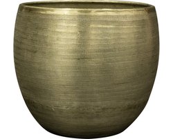 Ter Steege Bloempot Aluminium New Green-Groen D 31 cm H 28 cm Opening 26 cm