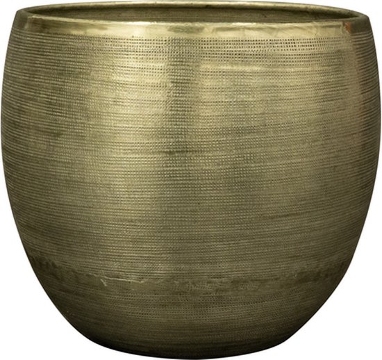 Ter Steege Bloempot Aluminium New Green-Groen D 31 cm H 28 cm Opening 26 cm