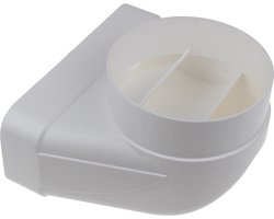 Novy 906405 hoek adapter voor vlak kanaal met luchtgeleiders
