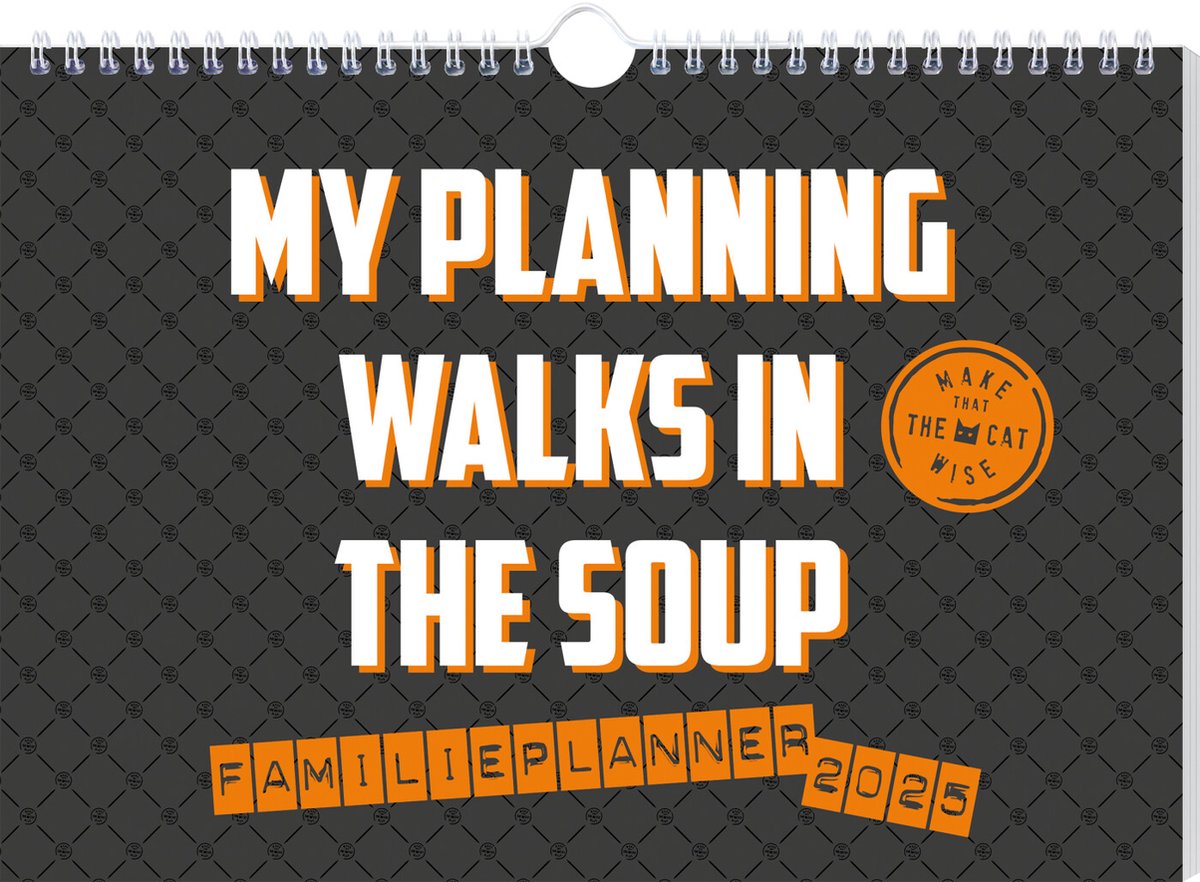 Make That The Cat Wise familieplanner- 2025 op Prijzenvolger.com
