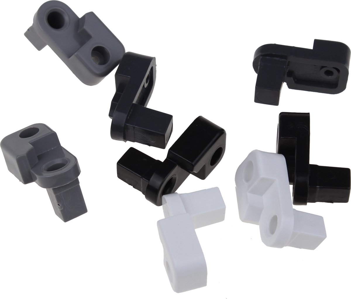 Whirlpool SCHARNIERBUS LINKS SET (kit wit / grijs / zwart) - 481010632826