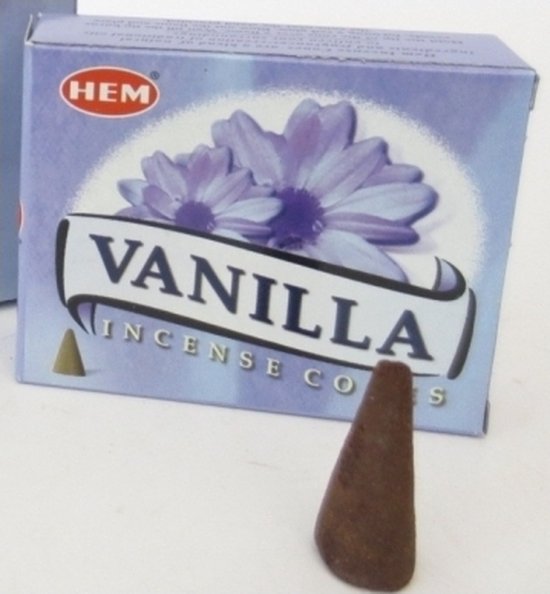 Wierook kegeltjes Vanille