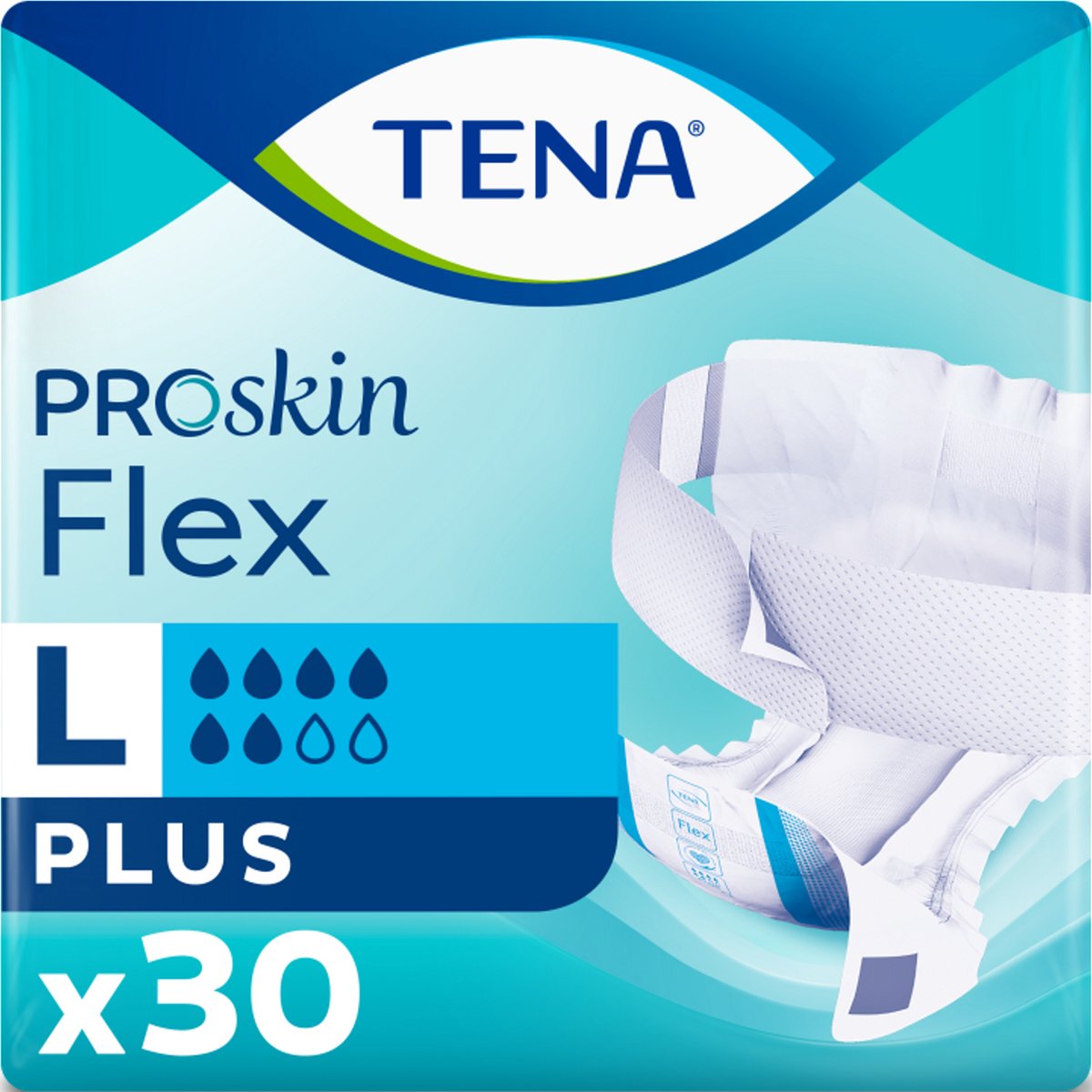 Tena Flex Plus Large Incontinentie - 30 stuks - Incontinentieluiers