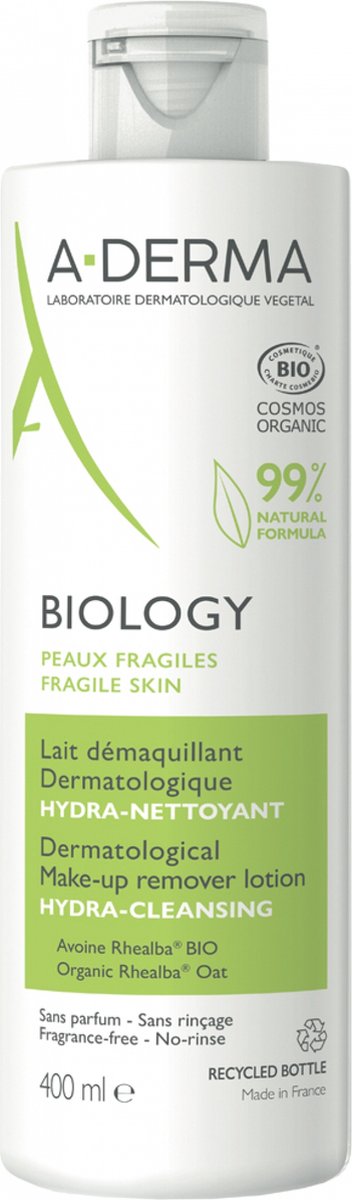 Make-Up Verwijdercrème A-Derma Biology (400 ml)