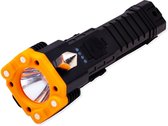Ha-Ma Tools LED Zaklamp + Veiligheidshamer + mes - Oplaadbare - 500 Lumen