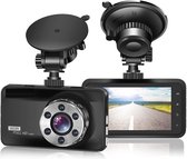 Dashcam - Dashcam voor auto - 1080P Full HD Autocamera - DVR Dashboardcamera - Videorecorder - Autocamera Dashcam voor auto’s - Groothoek WDR met 3.0" LCD-scherm Nachtzicht - Bewegingssensor en G-sensor