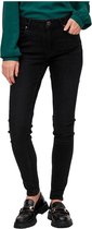 Vila Sarah Wu01 Skinny Fit Jeans Zwart XL / 32 Vrouw