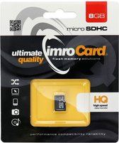 IMRO MicroSDHC/8G mémoire flash 8 Go Classe 10 UHS-I