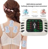 Massage Apparaat - 8 Modi - 15 Niveaus Intensiteit - Spierstimulator Machine - Oplaadbare Elektrische Puls Masseur