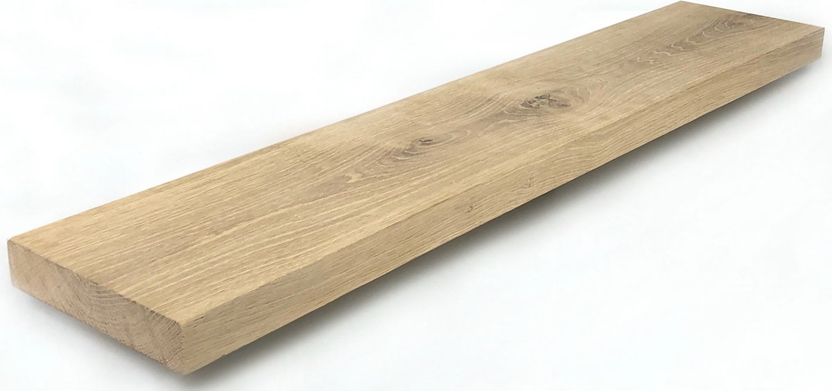 Eiken plank massief recht 170 x 20 cm - Eiken plank - Eikenhouten plank - Kastplank