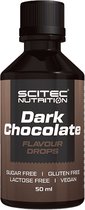 Scitec Nutrition - Flavour Drops (Dark Chocolate - 50 ml) - smaak druppels - suikervrij - glutenvrij - lactosevrij - vegan