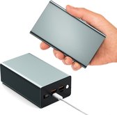 solar world-Powerbank - 40000 mAh -100W - USB/USB-C - 4 ports - Charge Quick - Power - livraison macbook - Ordinateur portable - gris
