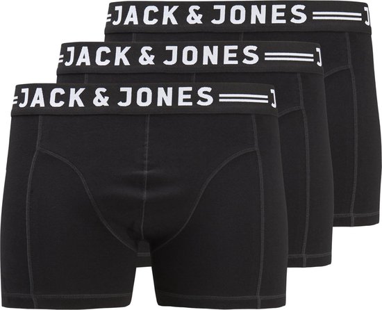 JACK&JONES PLUS JACSENSE TRUNKS 3-PACK NOOS PLS Heren Onderbroek - Maat EU6XL US4XL