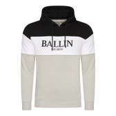 Ballin Est. 2013 Hoodie Colourblock Zand Maat XL