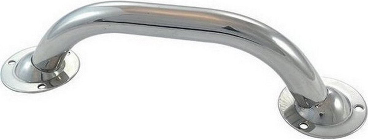 BREG - Handgreep met voetplaat - RVS - Lengte 300 mm