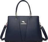 N3 Collecties PU Lederen Designer luxe handtassen draagtas dames-Blauw
