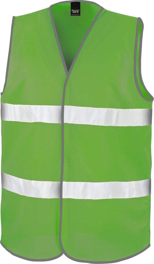 Gilet Unisex XS Result Mouwloos Lime 100% Polyester