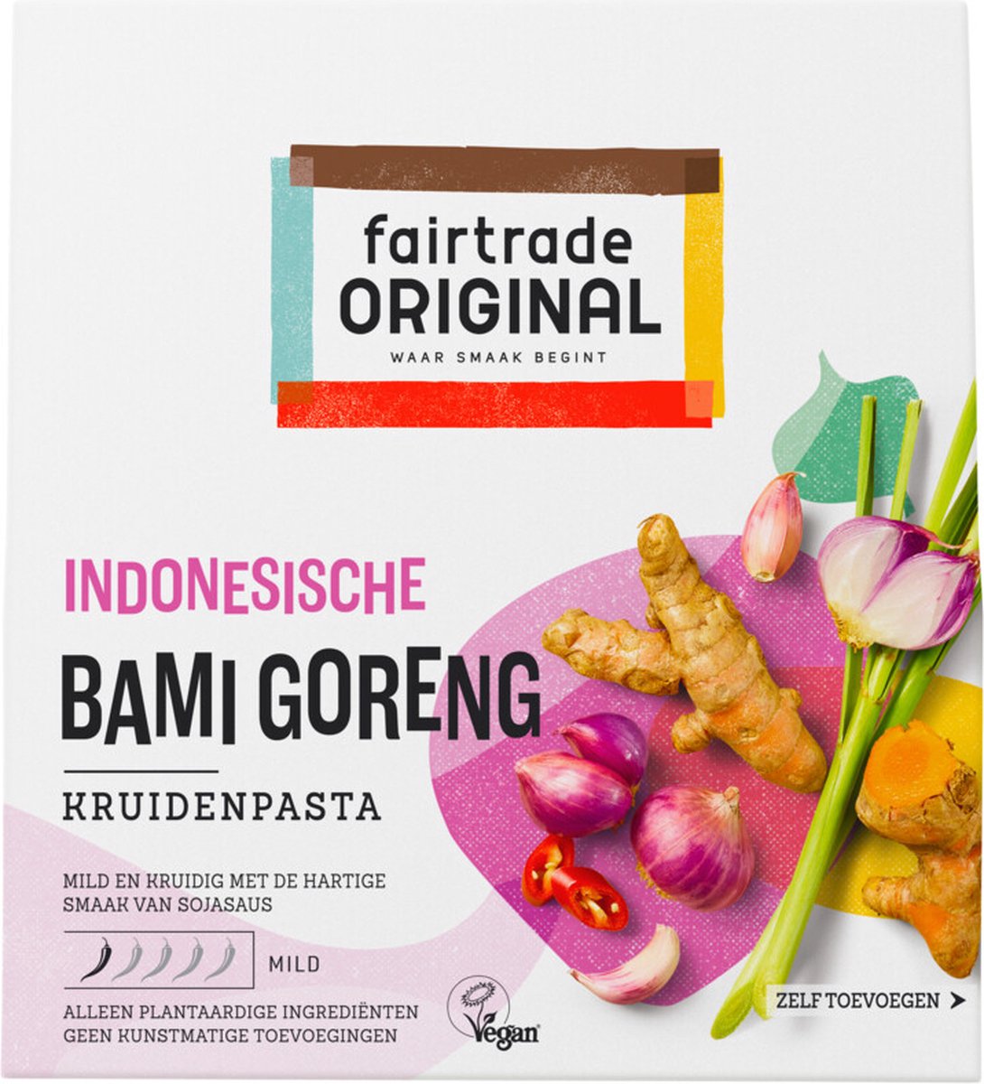 Fairtrade Original Boemboe Bami Goreng - 3 x 75 gr - Voordeelverpakking