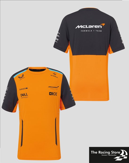 Mclaren Teamline Kids Shirt Oranje 2024 JXL (164) - Lando Norris - Oscar Piastri