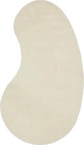 Baluro - Organisch vloerkleed - nude - beige - 20x140x240 (hxbxd) - ovaal - Japandi stijl